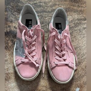 🆕 Women’s Golden Goose pink Hi Star platform sneakers - size 40